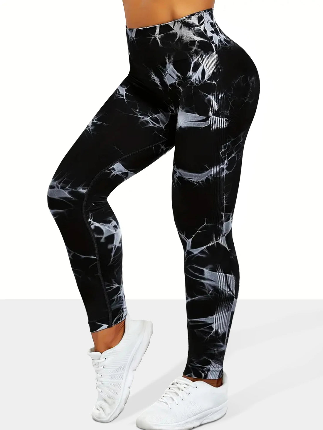 Seamless Tie-Dye Yoga Leggings