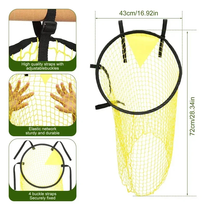 GoalPro – Foldable Football Target Net 17x28in