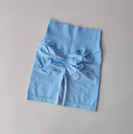 Women’s High-Waist Yoga & Fitness Shorts – Hip Push-Up