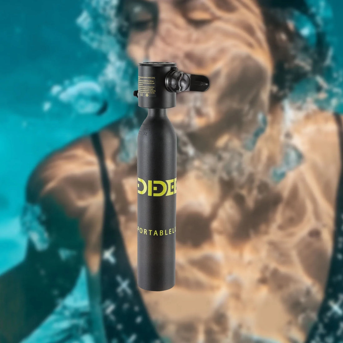 0.5L Mini Diving Oxygen Cylinder – Portable Scuba Tank
