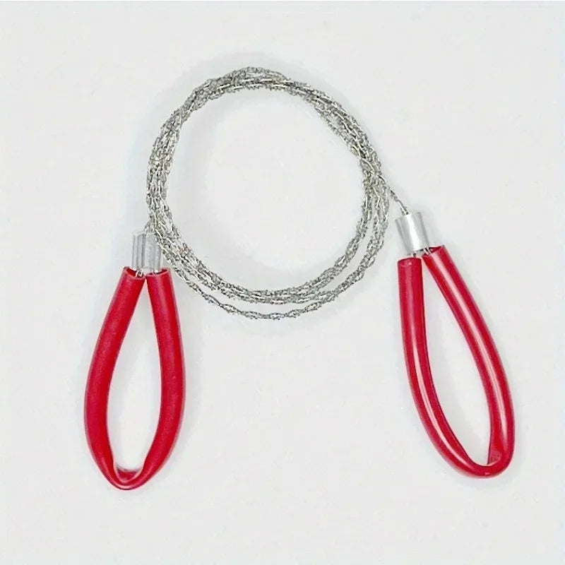 SurvivorSaw – Portable Stainless Steel Wire Saw