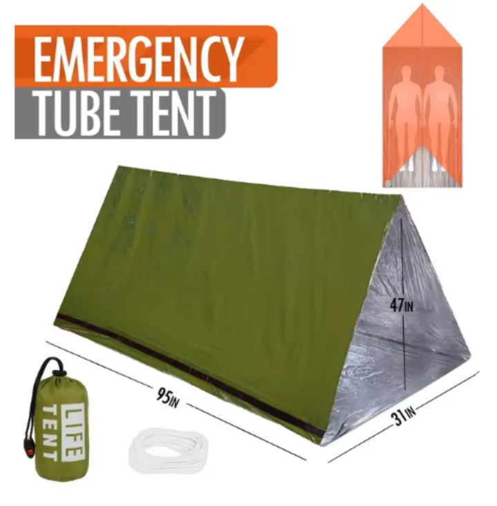 DuoTent – 2-Person Waterproof Emergency Camping Tent