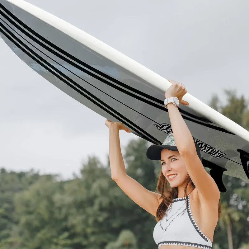 FLOWBOARD 6’ Soft Surfboard Foam with Fins & Leash