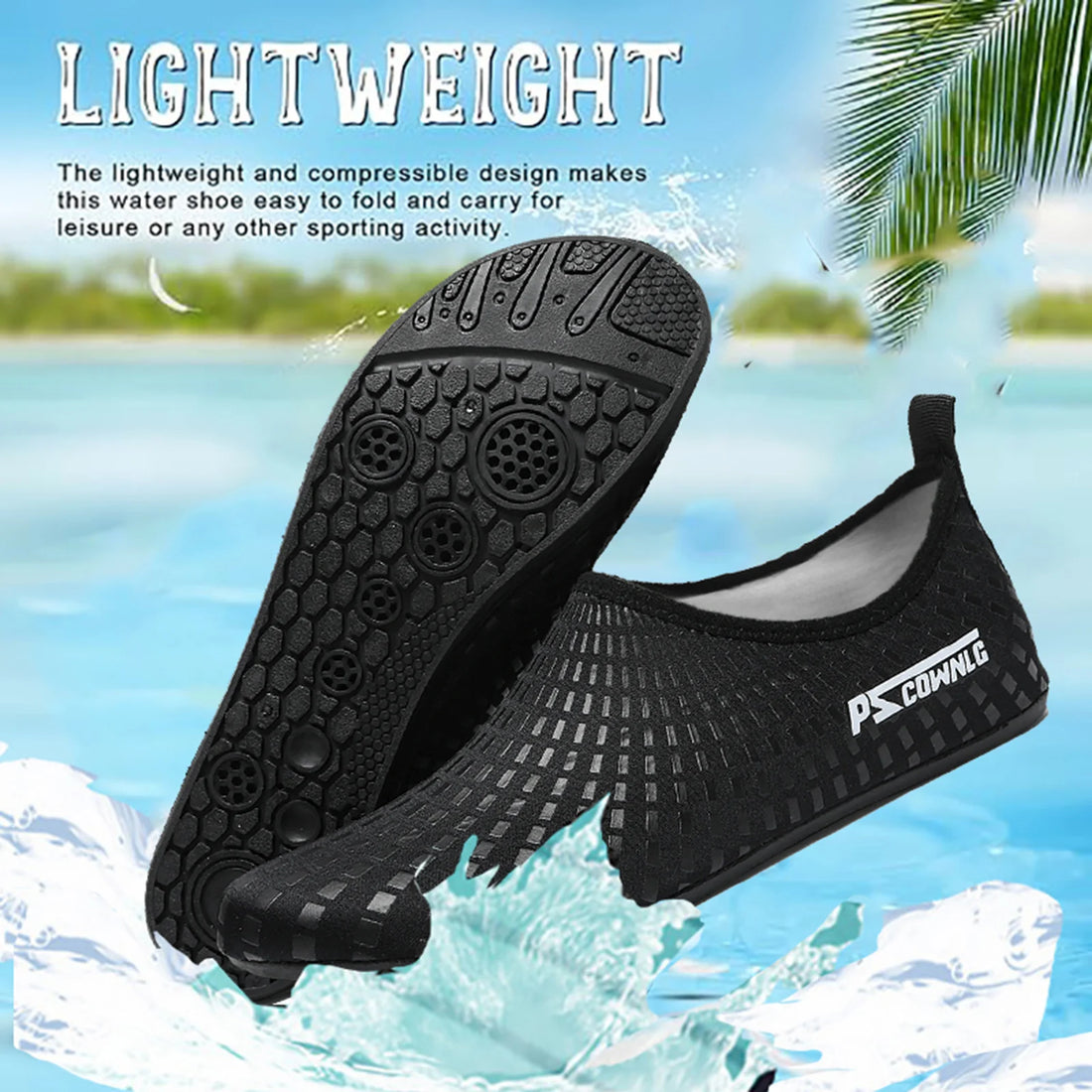 Men & Women Water Shoes – Barefoot Sports & Swimming Socks