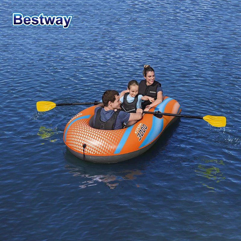 Heavy Duty Inflatable Kayak 1-3 Person PVC Raft