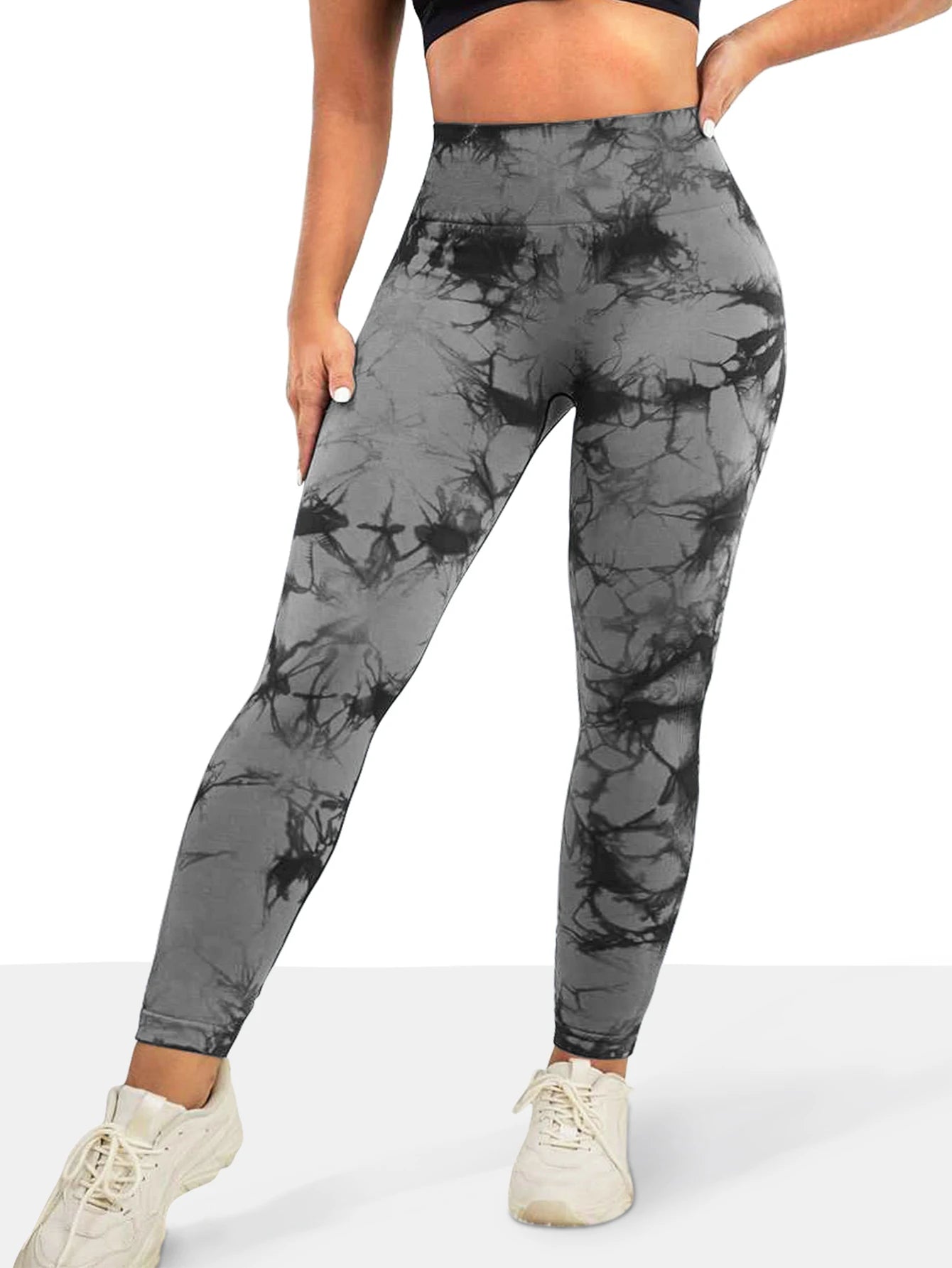 Seamless Tie-Dye Yoga Leggings