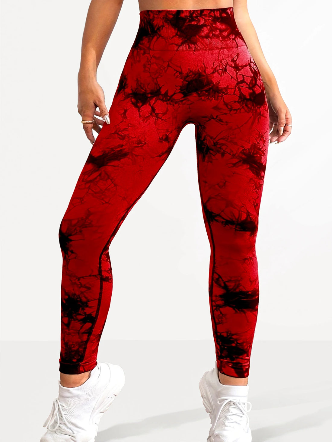 Seamless Tie-Dye Yoga Leggings