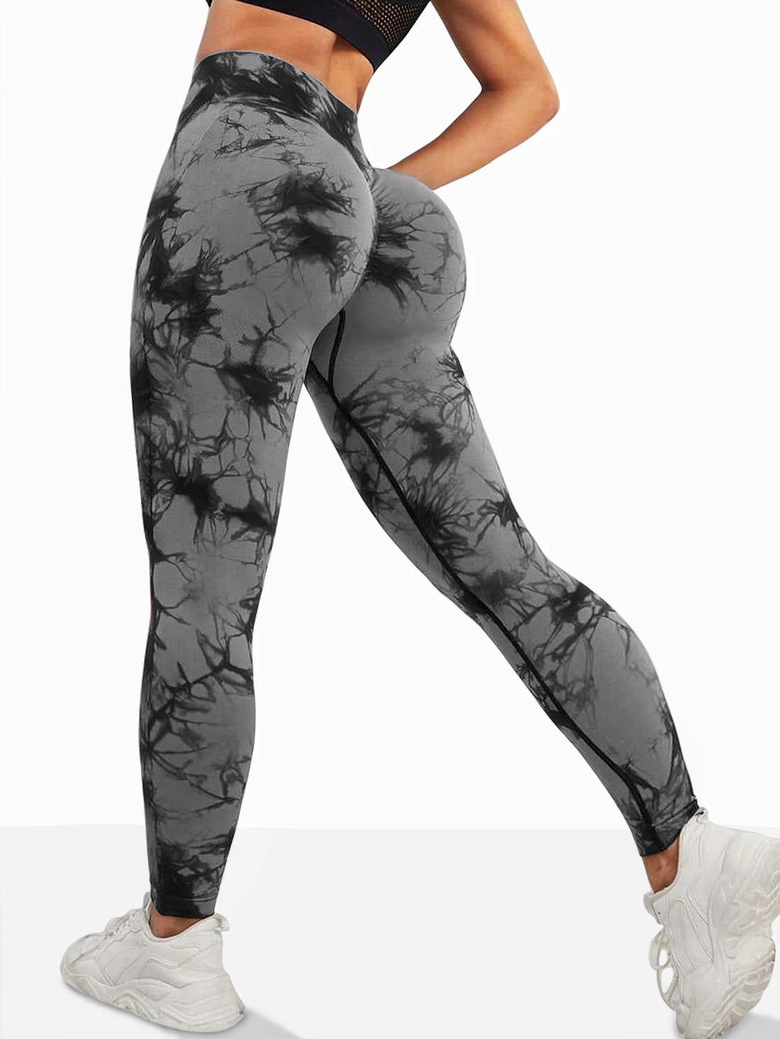 Seamless Tie-Dye Yoga Leggings