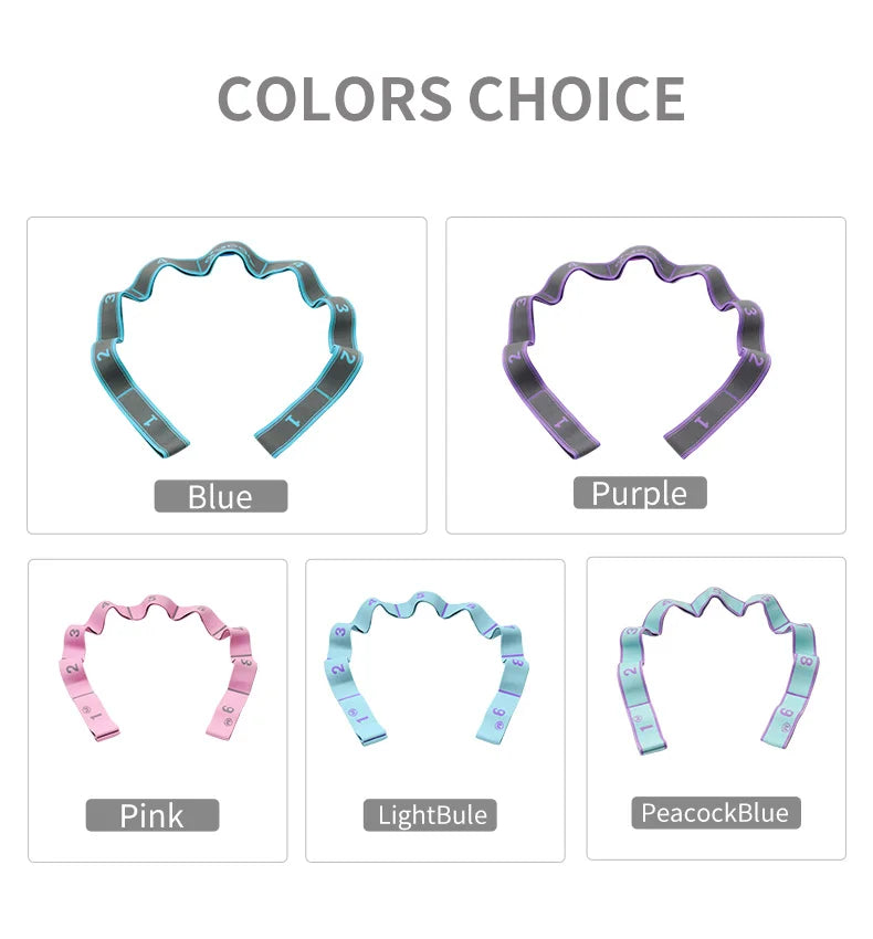 FlexLoop – Elastic Yoga & Stretching Strap with Loops