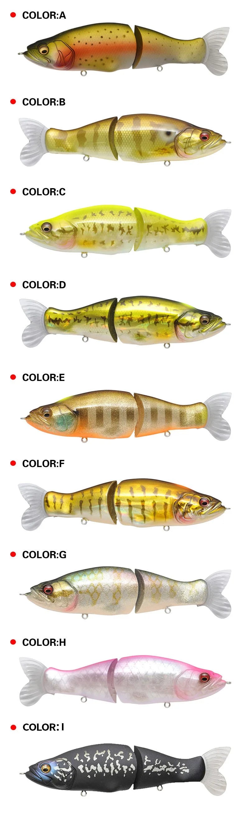 Multi Joint Swimbait Fishing Lure