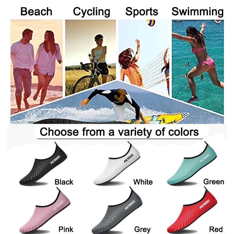 Men & Women Water Shoes – Barefoot Sports & Swimming Socks