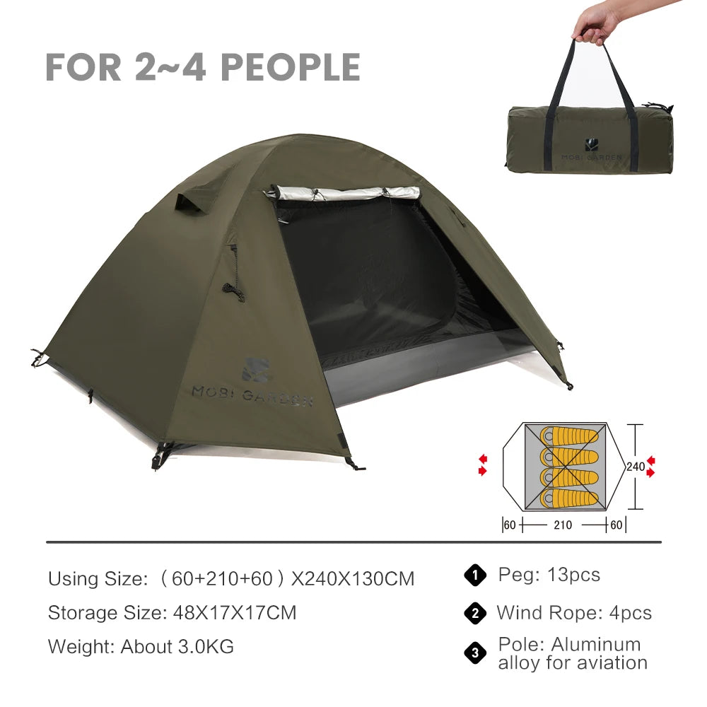 MobiTent – Waterproof Camping & Hiking Tent