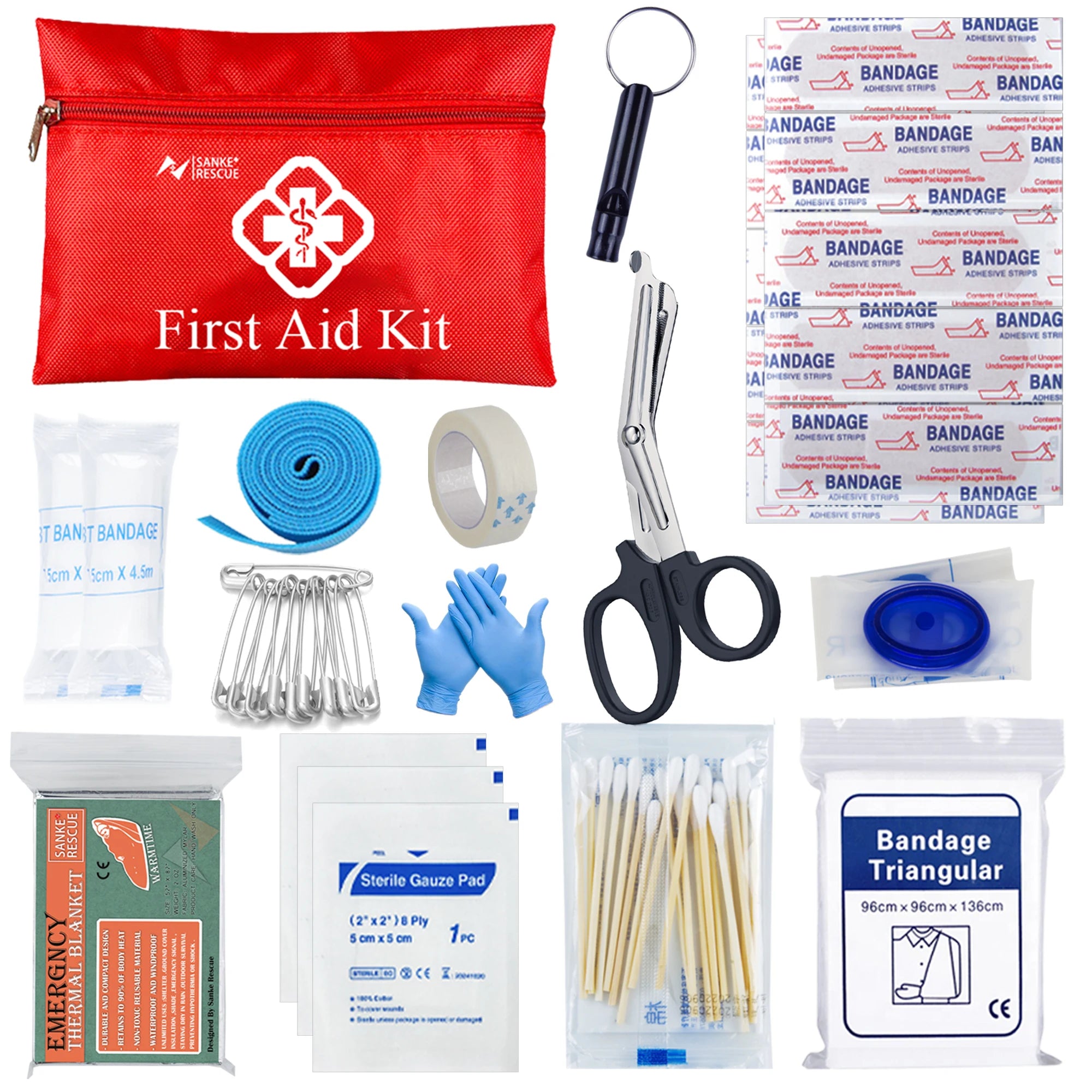 Survival First Aid Kit – Full Molle Emergency Trauma Bag