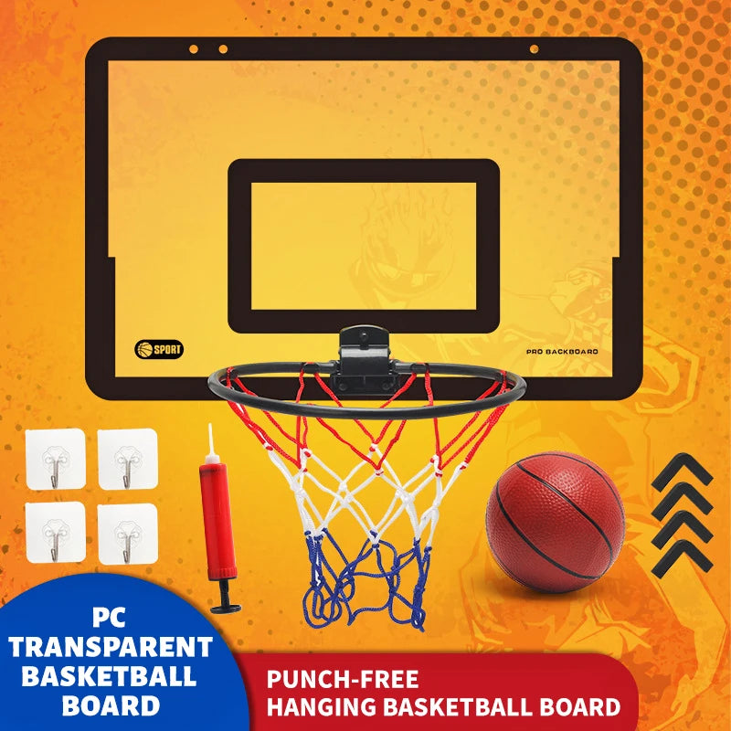 KidHoop – Foldable Wall-Mounted Basketball Set