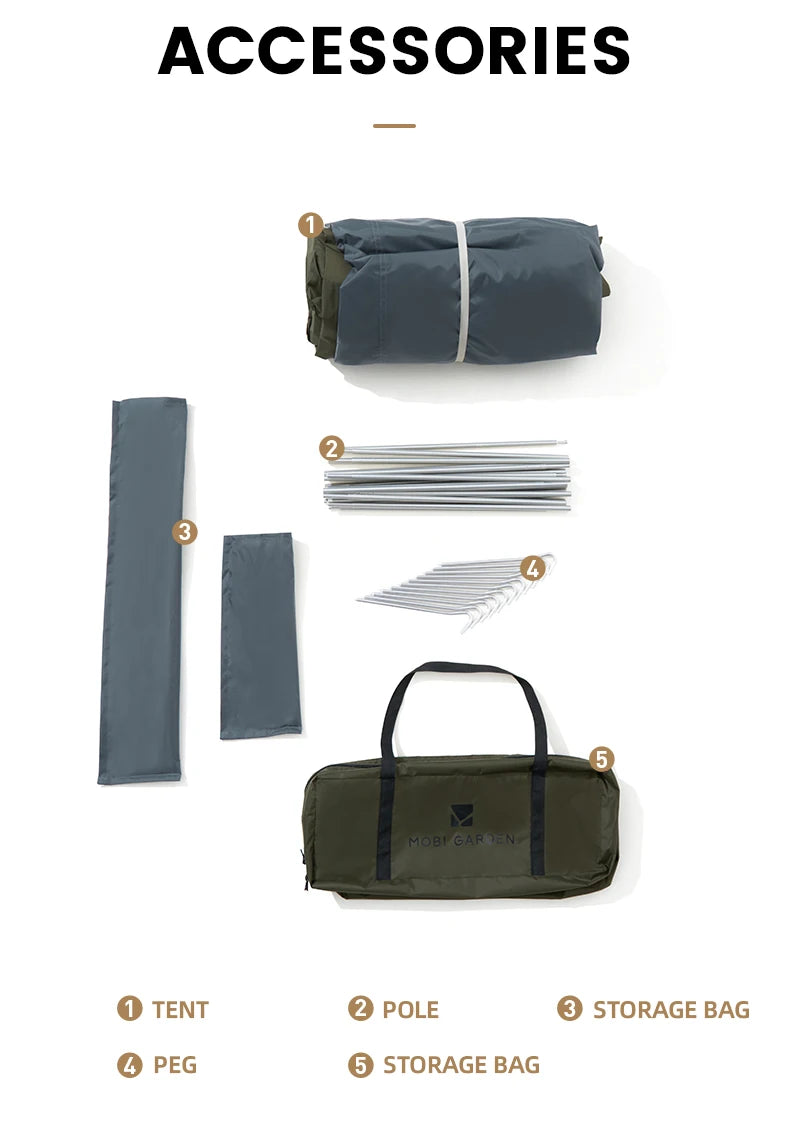 MobiTent – Waterproof Camping & Hiking Tent