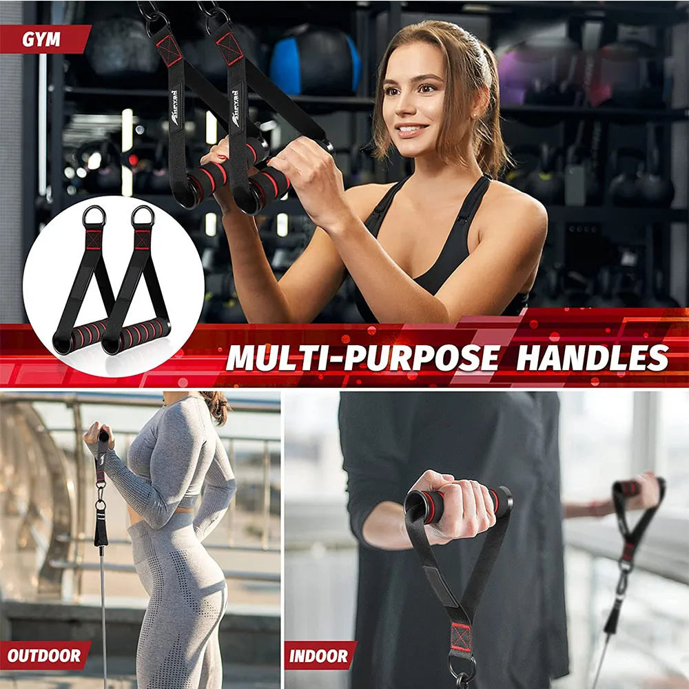 PowerRope – Triceps & Back Pulley Rope Handle