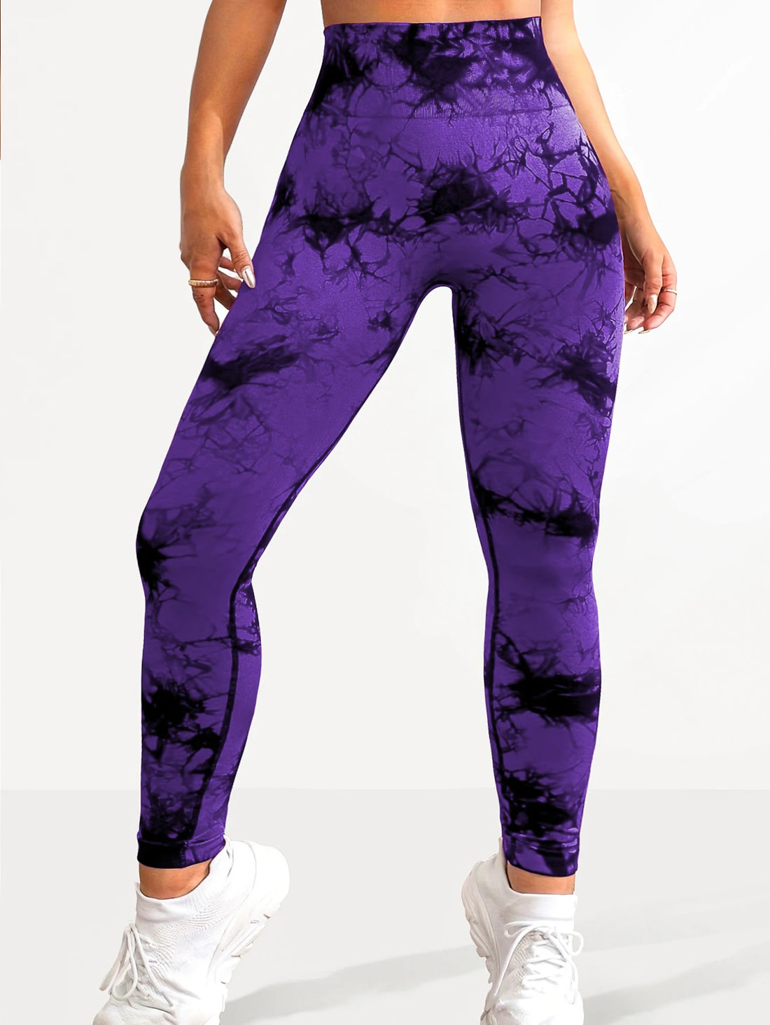 Seamless Tie-Dye Yoga Leggings