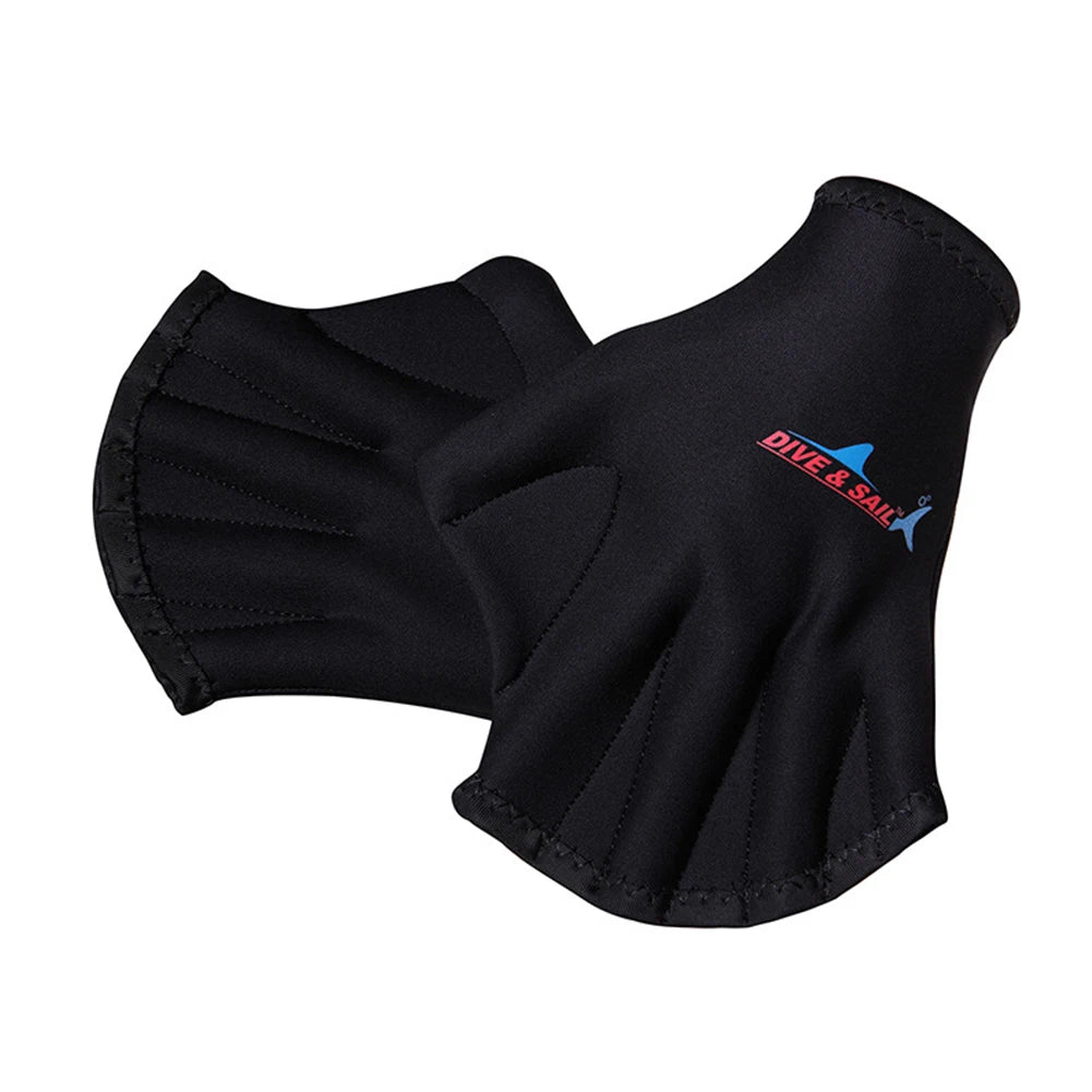 Webbed Diving & Swimming Gloves – Hand Paddle Training Accessories