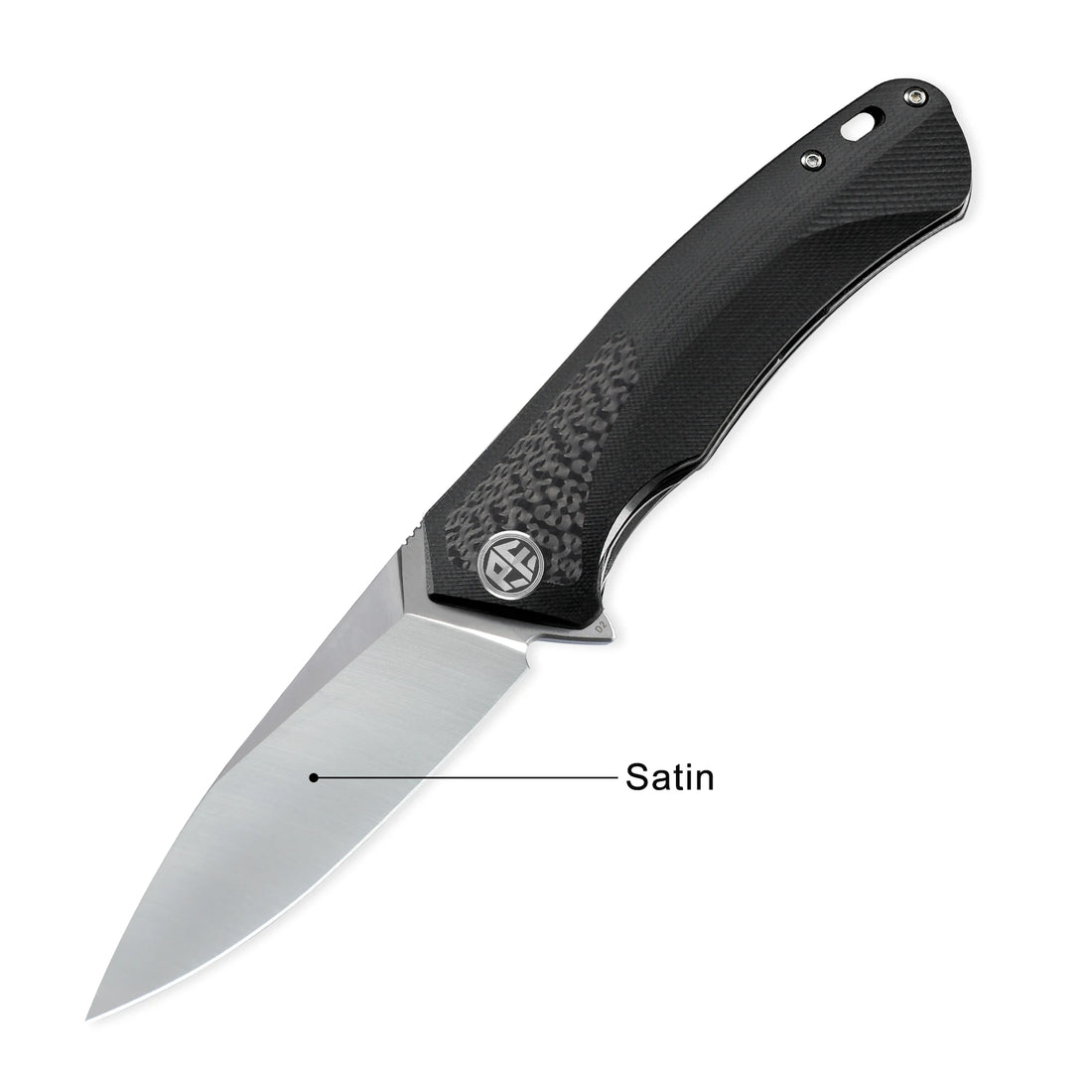 PF838CS Folding Knife – D2 Steel Blade with G10 & Carbon Fiber Handle
