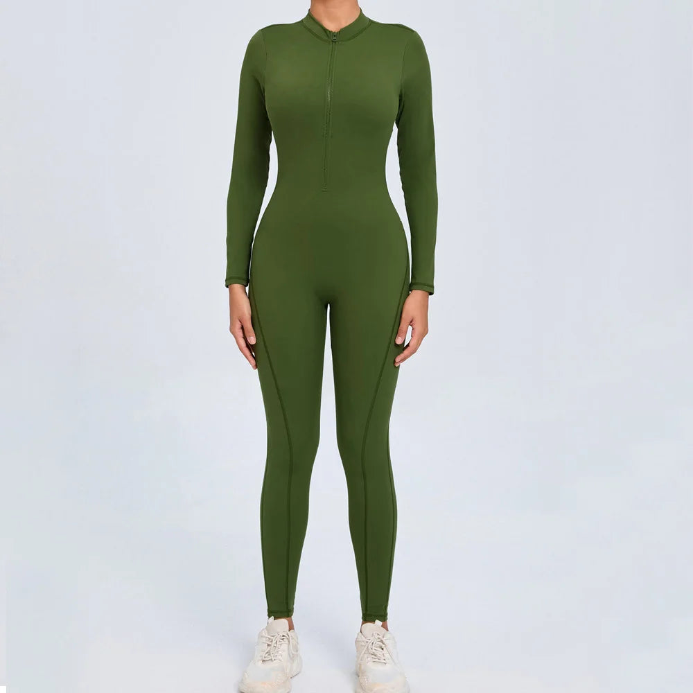 Long Sleeve Yoga Jumpsuit