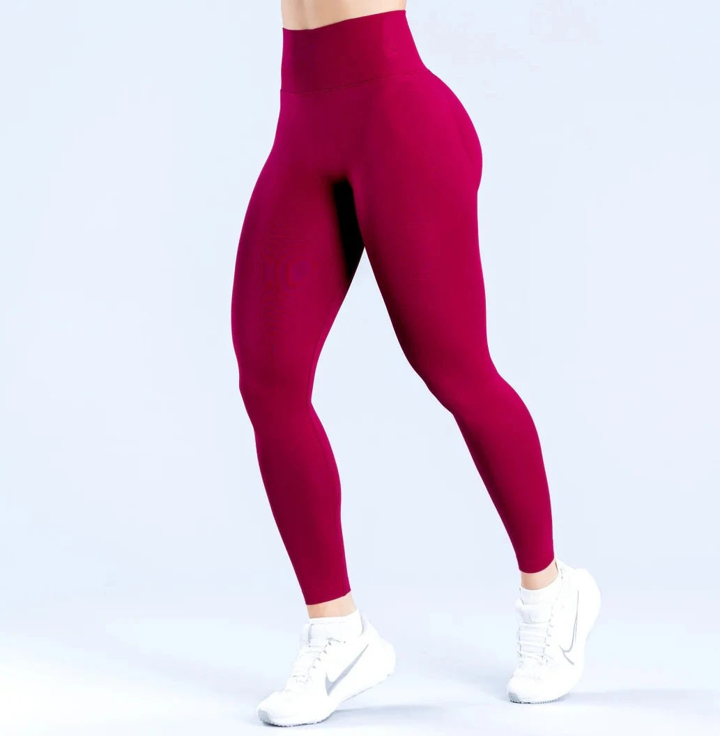 High-Waisted Seamless Fitness Leggings