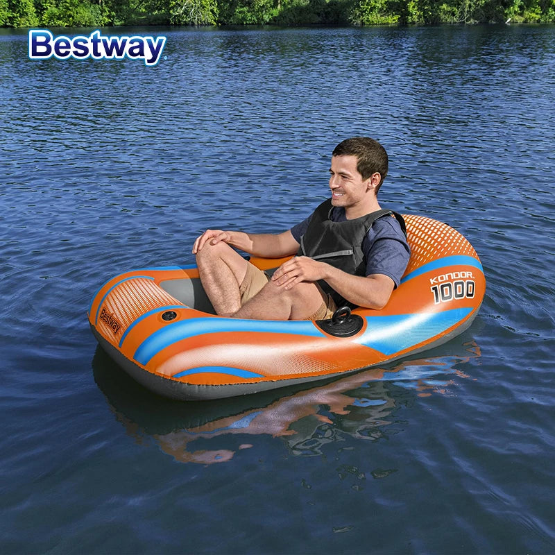 Heavy Duty Inflatable Kayak 1-3 Person PVC Raft