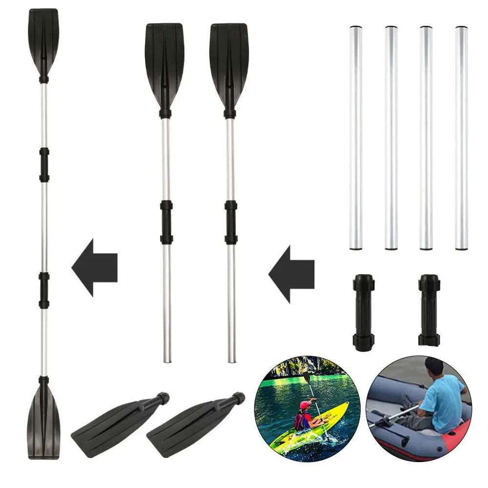 Aluminium Alloy Kayak Paddles – Adjustable & Detachable Oars