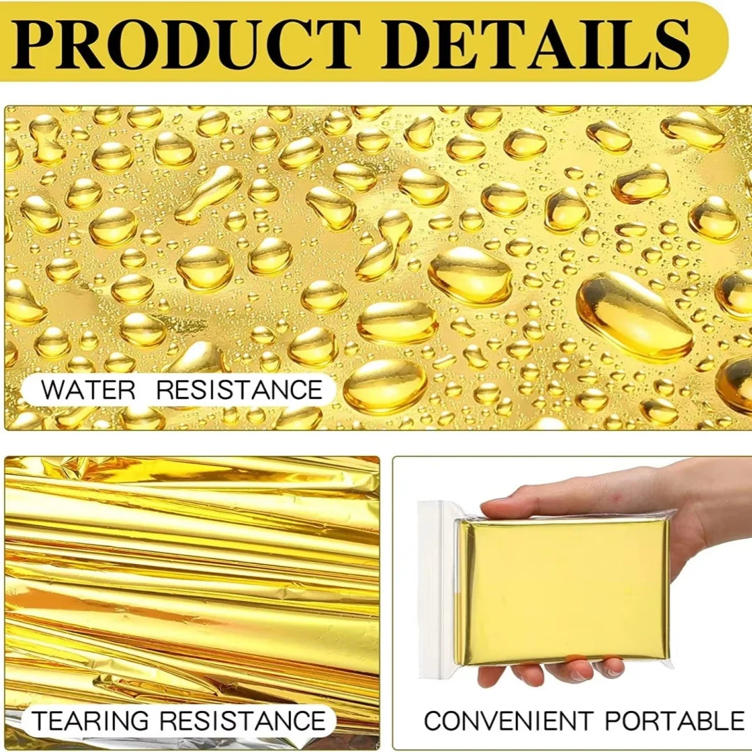 Emergency Thermal Survival Blanket Set
