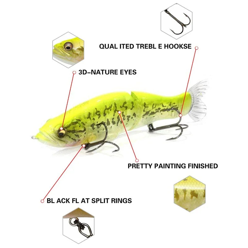 Multi Joint Swimbait Fishing Lure