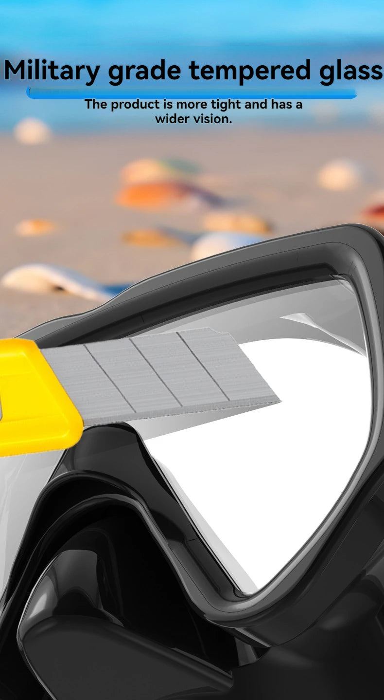 Adult Diving Mask & Snorkel Set – Panoramic Scuba Gear