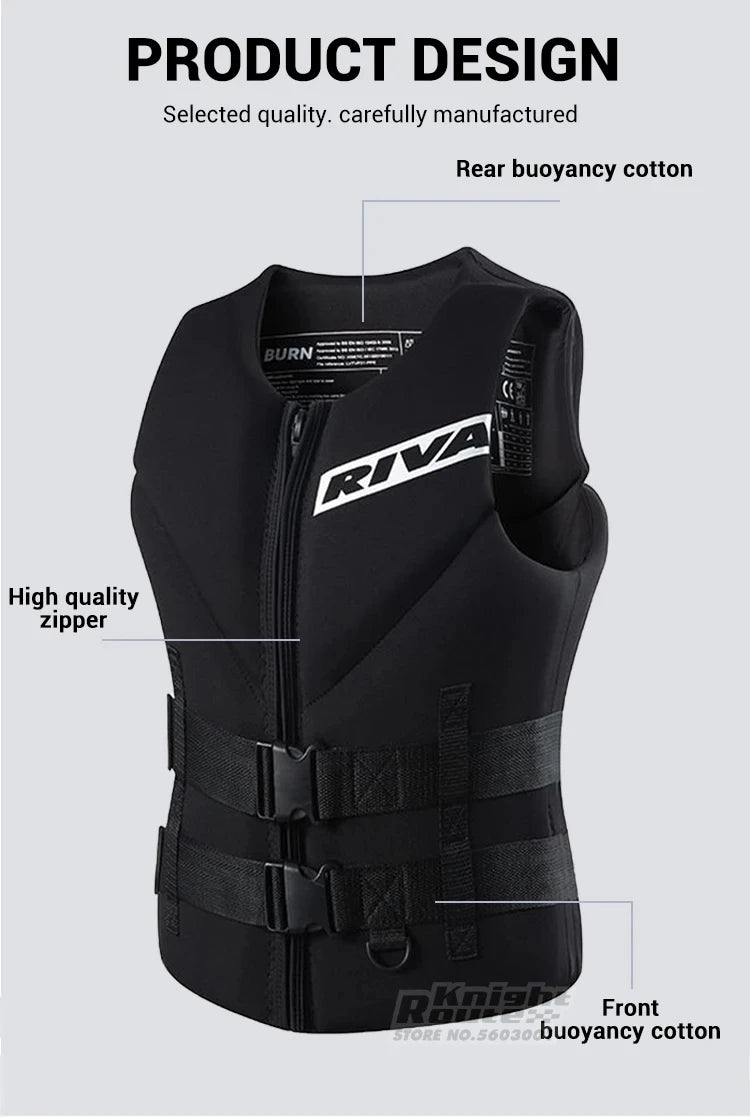 Adult Life Vest – Surf, Kayak & Water Sports Jacket
