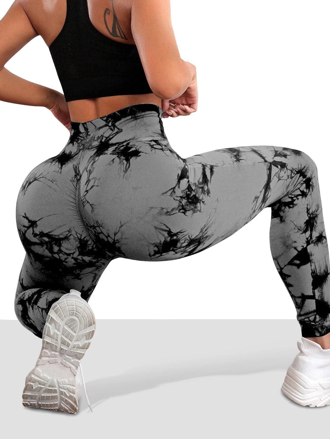 Seamless Tie-Dye Yoga Leggings