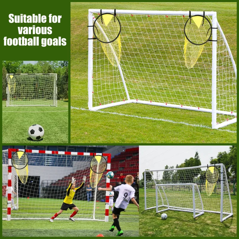 GoalPro – Foldable Football Target Net 17x28in