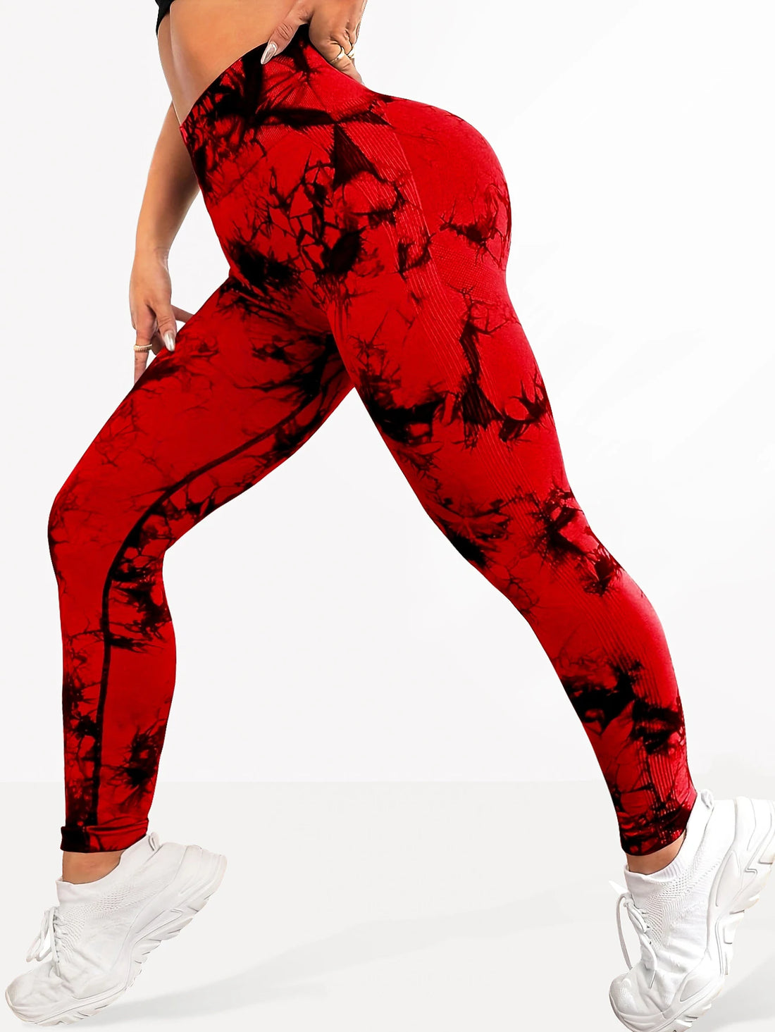 Seamless Tie-Dye Yoga Leggings
