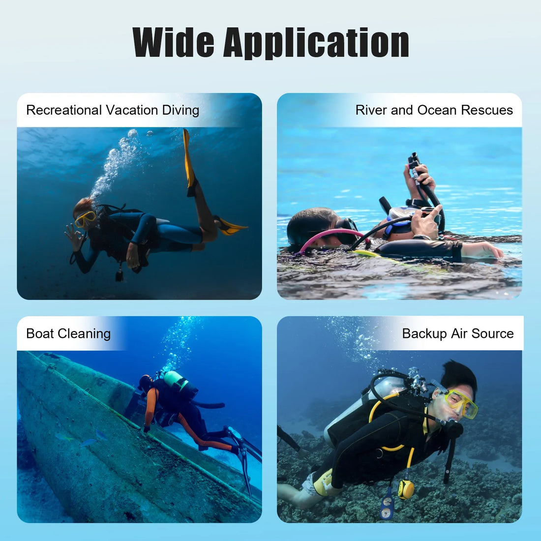 0.5L Mini Diving Oxygen Cylinder – Portable Scuba Tank