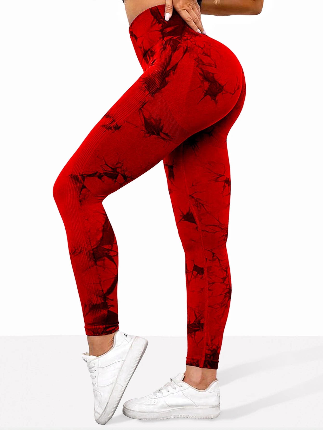 Seamless Tie-Dye Yoga Leggings