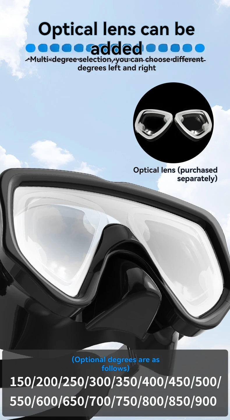 Adult Diving Mask & Snorkel Set – Panoramic Scuba Gear