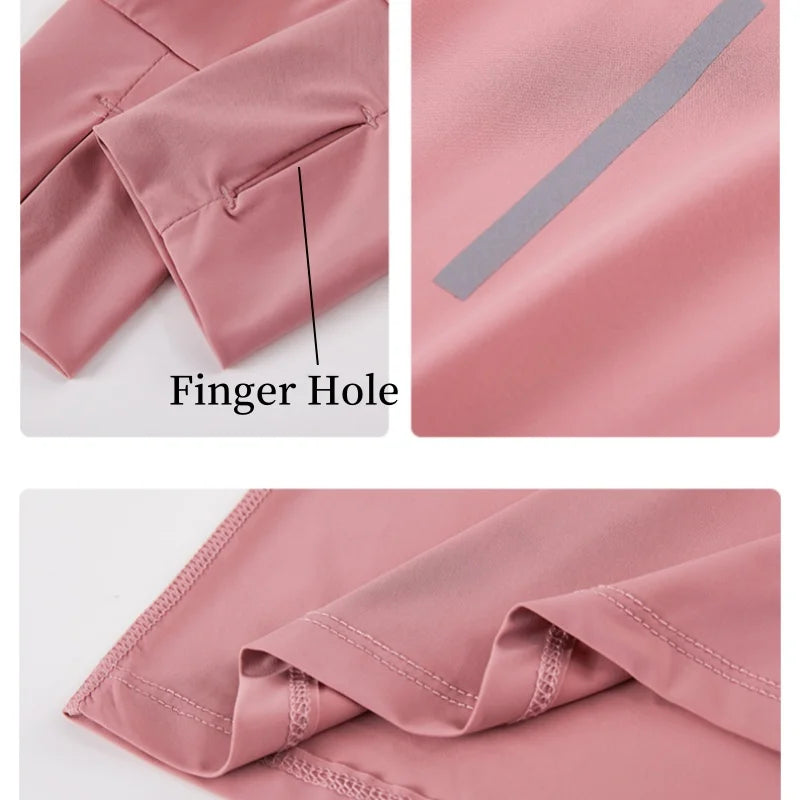 DRUR Women’s Long Sleeve Yoga Hoodie – Quick Dry Workout Top