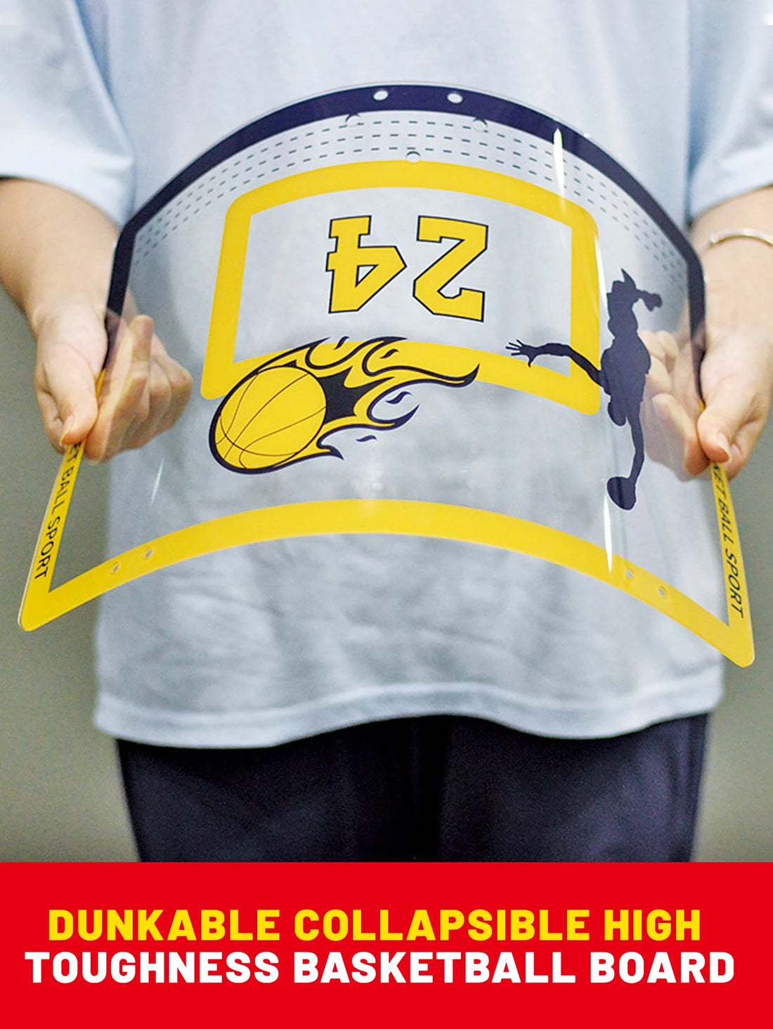 KidHoop – Foldable Wall-Mounted Basketball Set