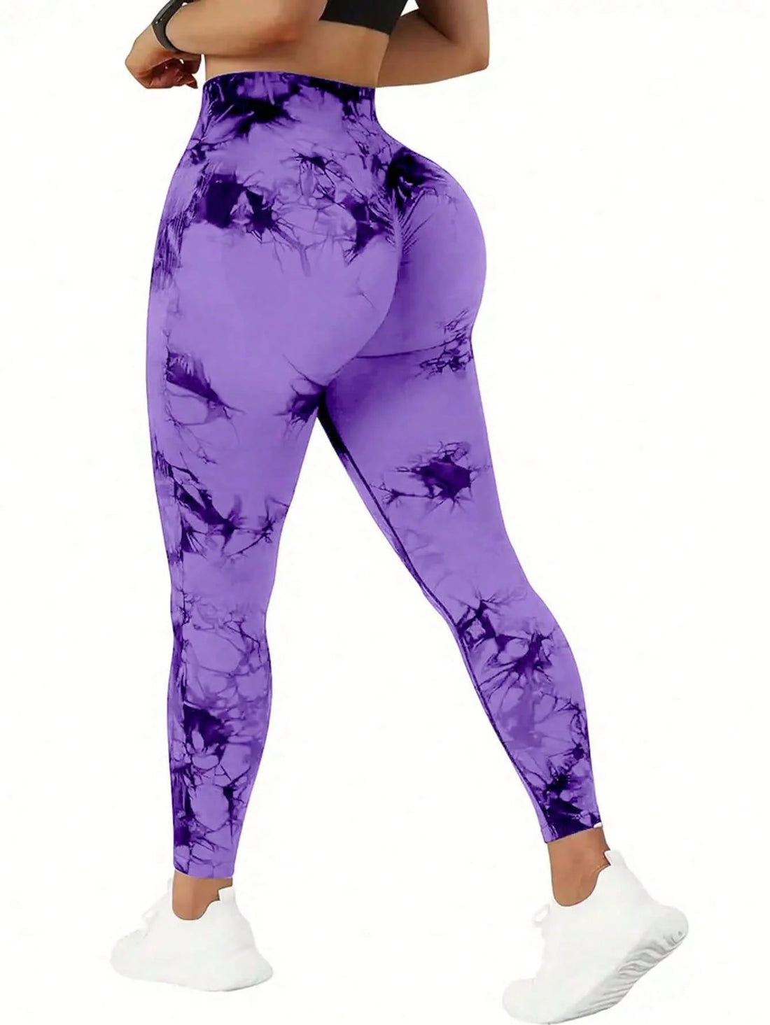 Seamless Tie-Dye Yoga Leggings