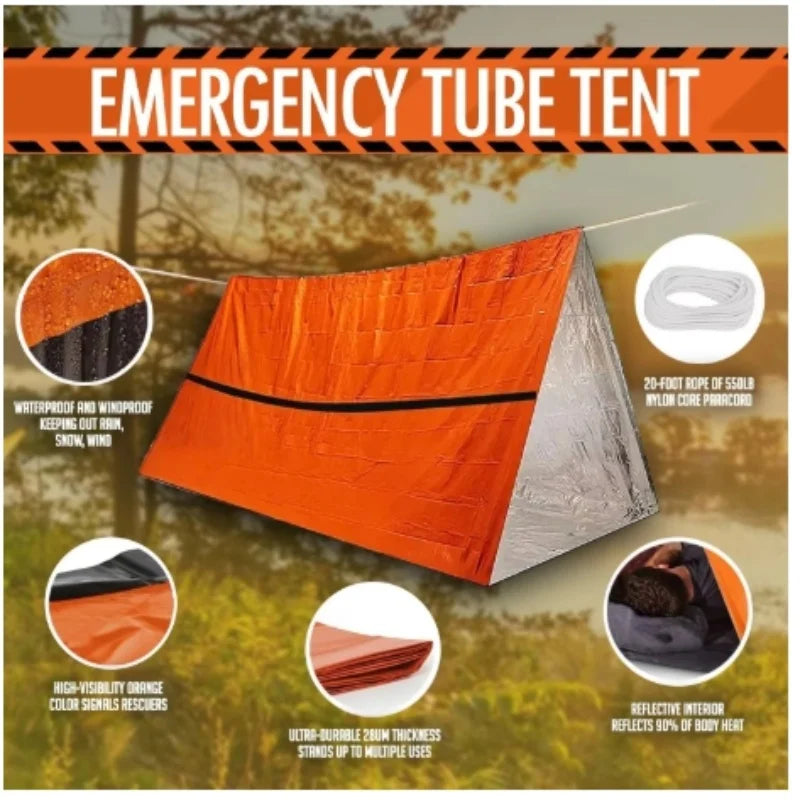 DuoTent – 2-Person Waterproof Emergency Camping Tent