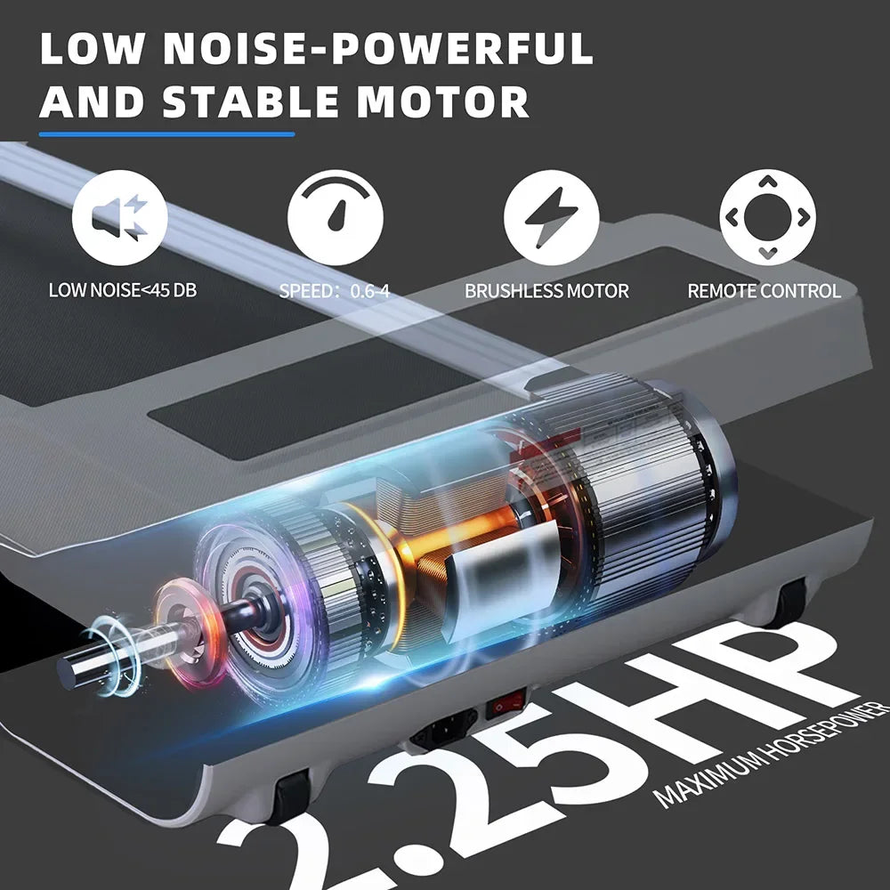 PowerRun – Brushless Motor Treadmill with LED Display