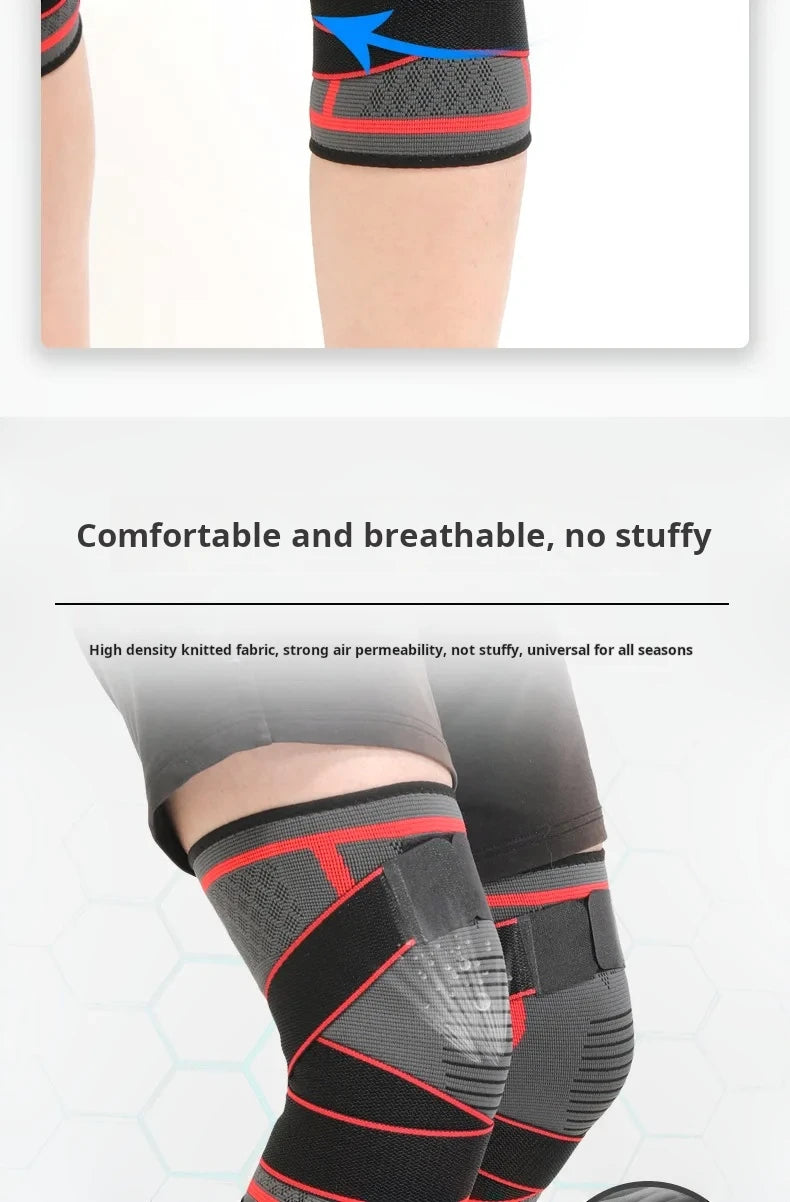 FlexKnee – Nylon Sport Knee Pad Compression Brace