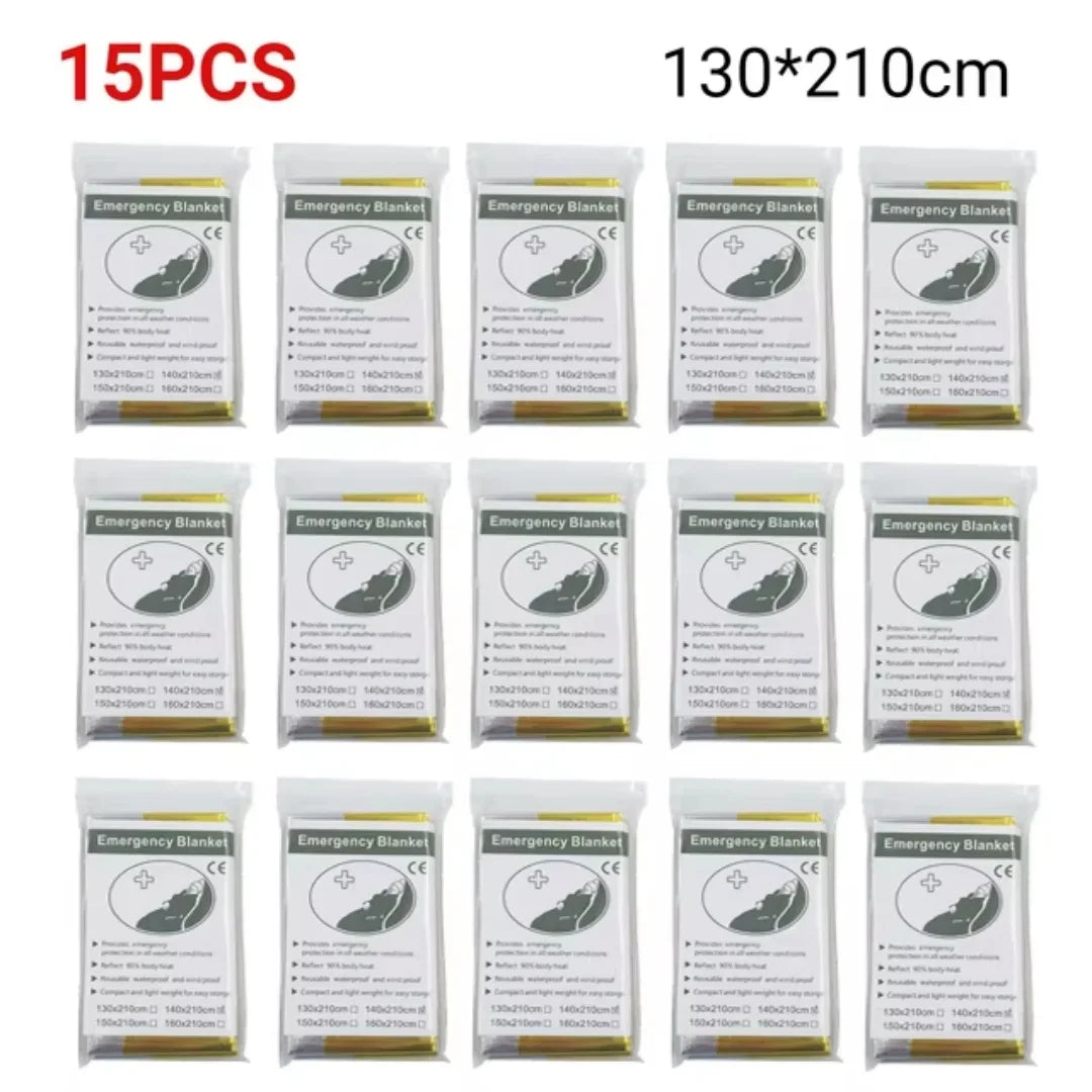 Emergency Thermal Survival Blanket Set