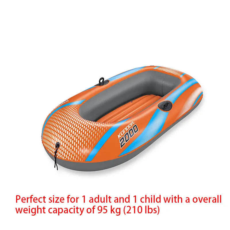 Heavy Duty Inflatable Kayak 1-3 Person PVC Raft