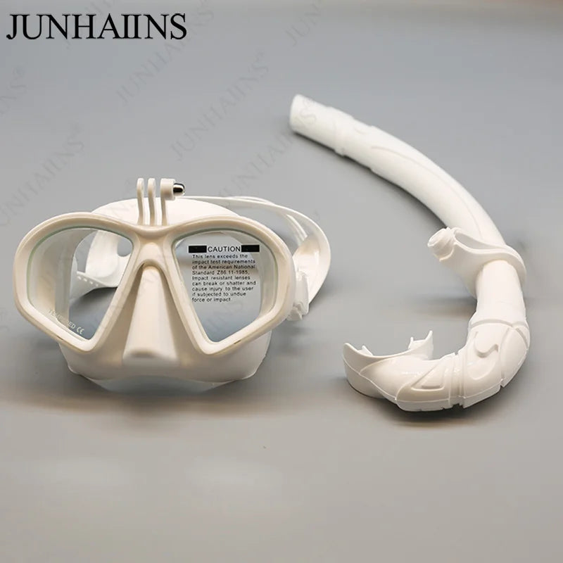 Wet GoPro Mount Freedive Mask – Low Volume Snorkel Set