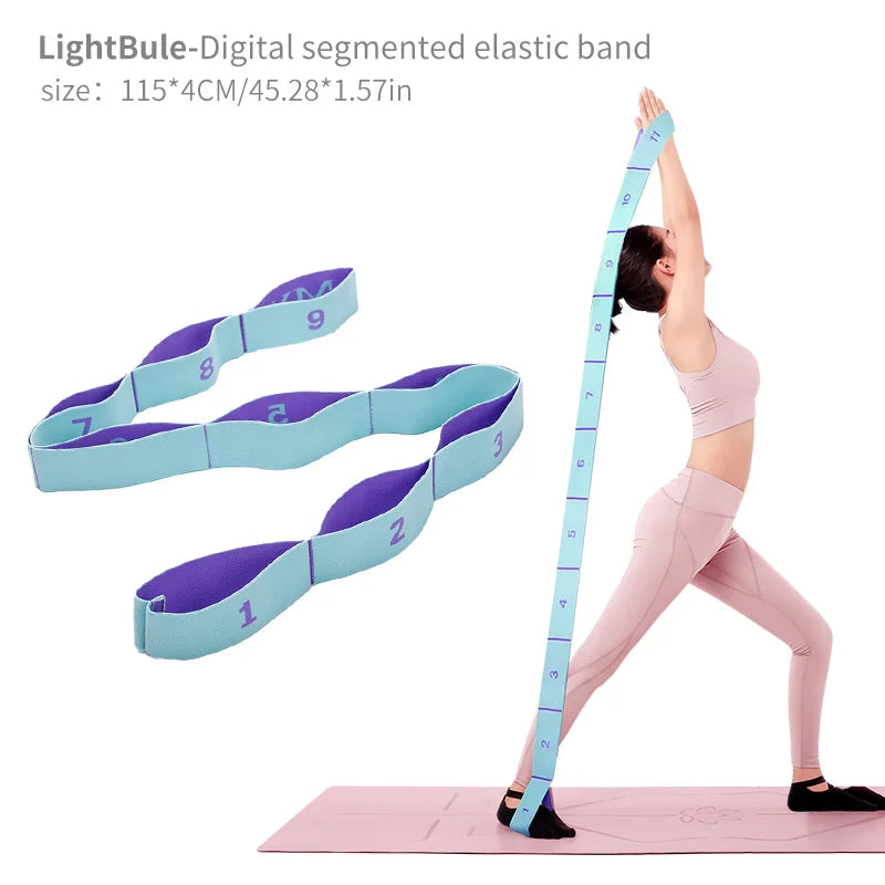 FlexLoop – Elastic Yoga & Stretching Strap with Loops