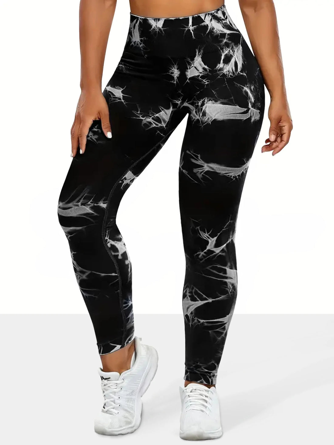 Seamless Tie-Dye Yoga Leggings