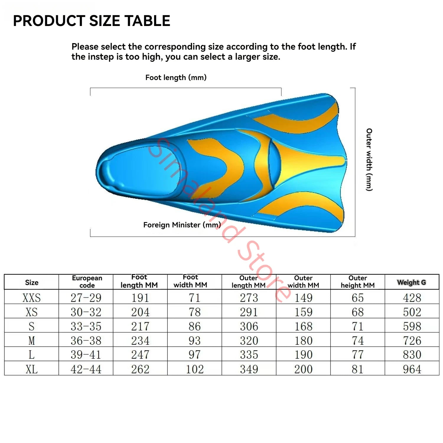 Silicone Short Blade Swim Fins – Snorkeling & Training Flippers