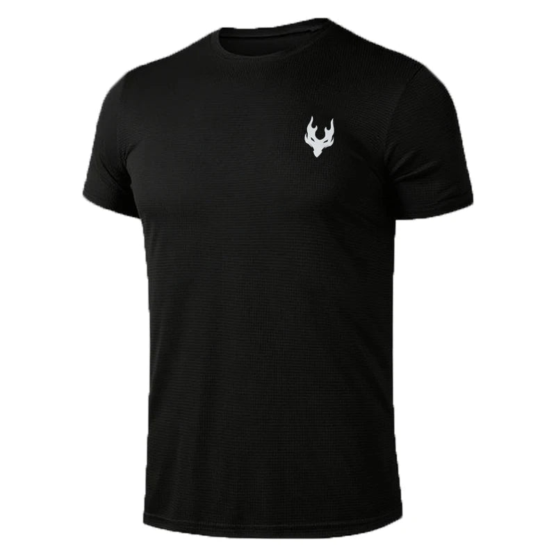 Men’s Quick-Dry Running & Sports T-Shirt – Summer Fitness Tee